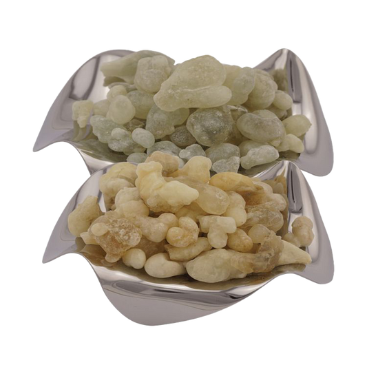 Weihrauch Oman Al-Hojari Set – Grad 1 und 2, große Stücke, Direktimport 1. Qualität – Boswellia Sacra für Reinigung, Harmonie & Klarheit (40 g)