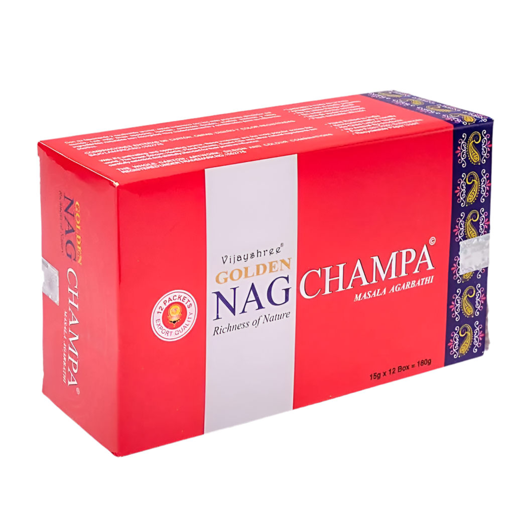 Golden Nag Champa Agarbathi Räucherstäbchen – Der Duft des Glücks & spirituellen Wohlbefindens