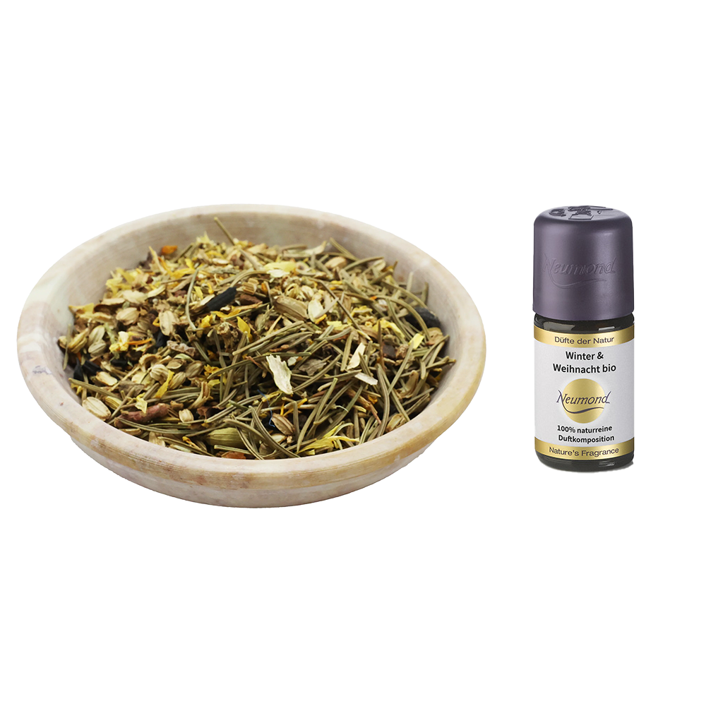 Duftöl & Räucher-Set Weihnachtszeit – Weihnachtliche Stimmung, Herzöffnung & Geborgenheit – 100 % naturrein