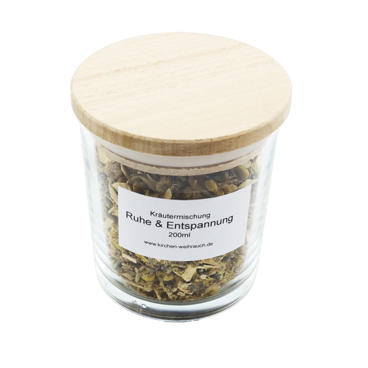 Kräutermischung Ruhe & Entspannung – Wohltuender Räucherduft zum Loslassen & Abschalten – Handverarbeitetes Räucherwerk