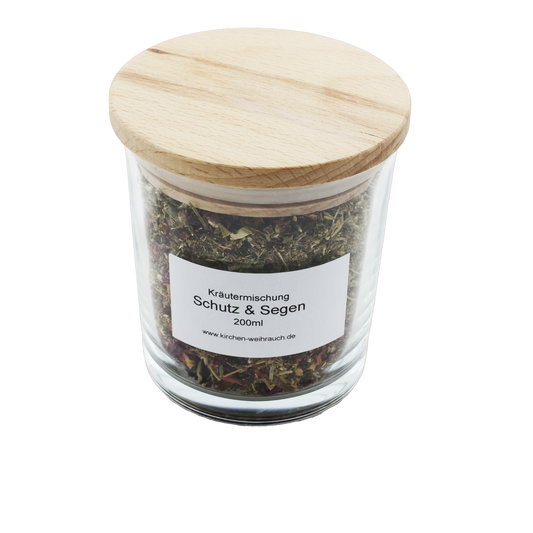 Kräutermischung Schutz & Segen – Traditionelles Räucherwerk für Schutz, Harmonie & Segnung