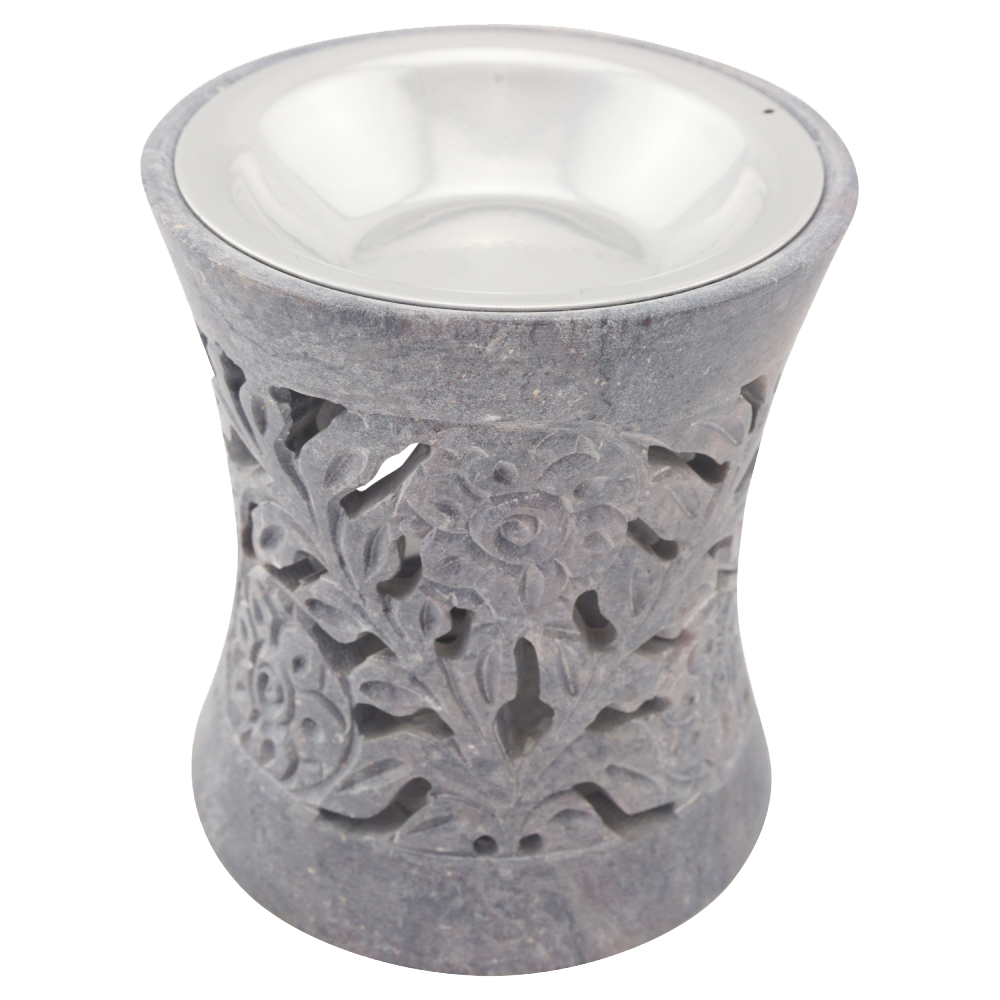 Verdampferschale Ø 7 cm – Zubehör für Räucherstövchen – Eisen, silber lackiert – für ätherische Öle & sanftes Verdampfen