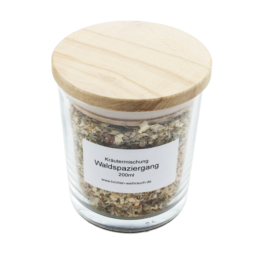 Kräutermischung Waldspaziergang – Wohltuender Räucherduft für Klarheit & neue Energie – Handverarbeitetes Räucherwerk