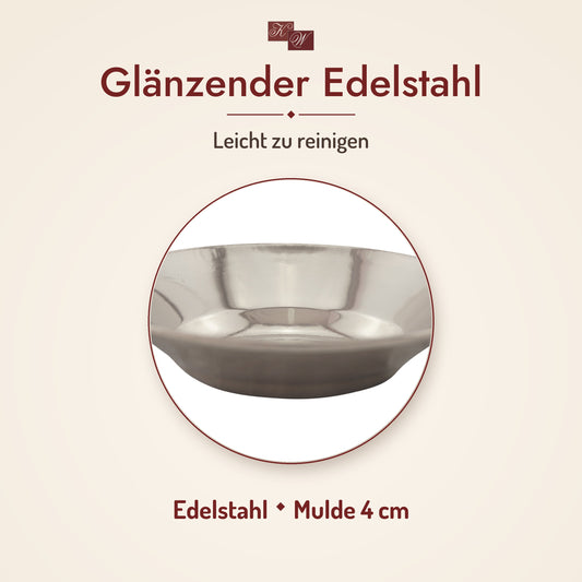 Verdampferschale Ø 8 cm – Material in der Nahansicht