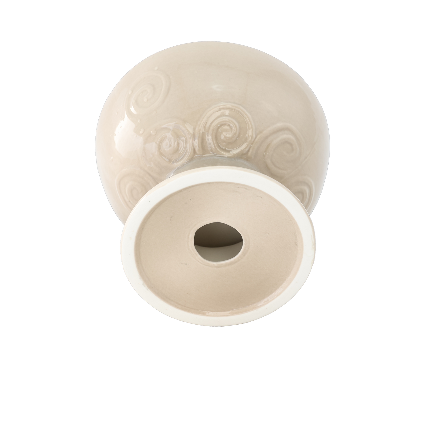 Räucherkelch “Helena” aus Keramik – Handgefertigt in Macchiato für Räucherrituale mit Kohle, Weihrauch & Kräutern