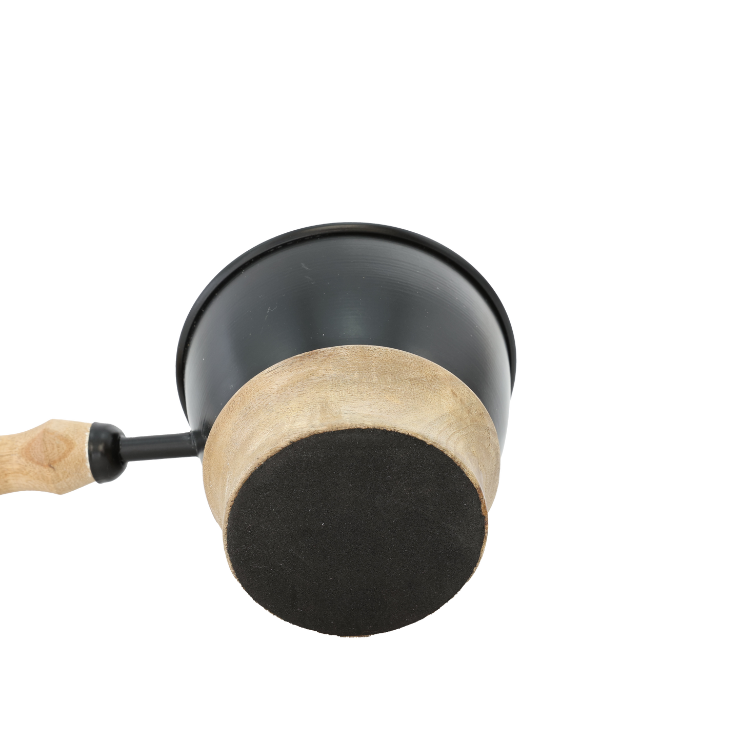 Räucherpfanne “Thomasya” aus Metall mit Mangoholzgriff & Deckel – Handgefertigt für Räucherrituale mit Kohle, Weihrauch & Kräutern