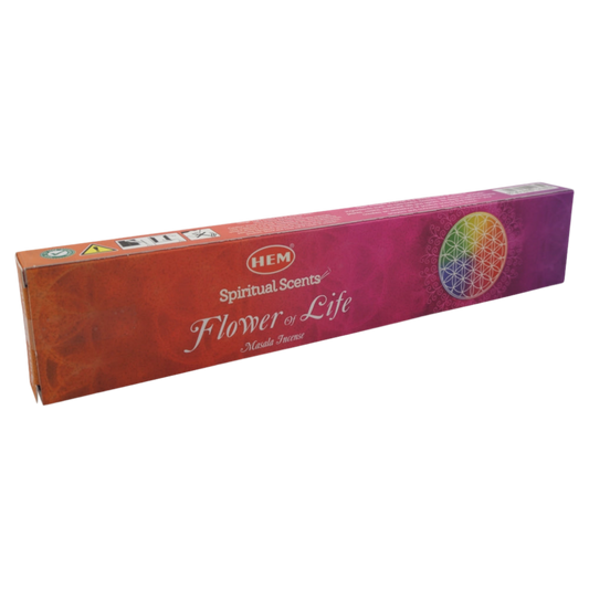 HEM Flower of Life Masala – 100 % naturreiner Yoga-Duft für Reinigung & Ausgleich