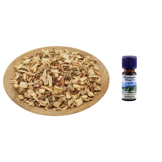 Duftöl & Räucher-Set Blumenwies’n – Belebend & exotisch – Blütenduft trifft würzige Hölzer für innere Balance