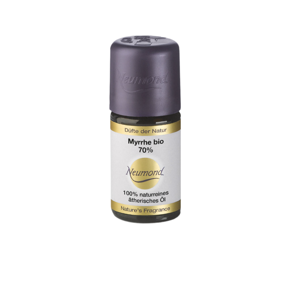 Myrrhe bio 70 % in Bio-Weingeist – 100 % naturreines ätherisches Öl – Erdend, reinigend & schützend (5 ml)