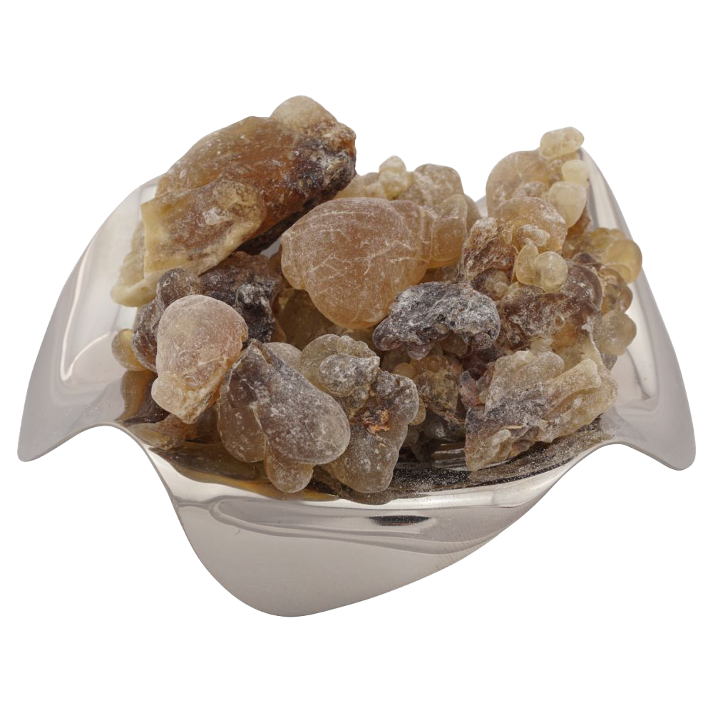 Weihrauch Oman Al-Hojari Grad 4 – Große schwarze-braune Stücke, 1. Qualität – Boswellia Sacra für Erdung & Vertrauen