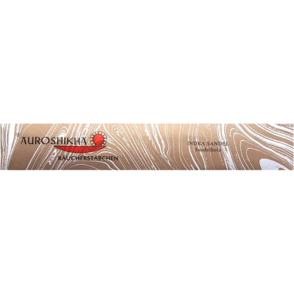 Auroshikha Indra Sandel Räucherstäbchen – 100 % naturreines Sandelholz für Entspannung & Meditation (10g)