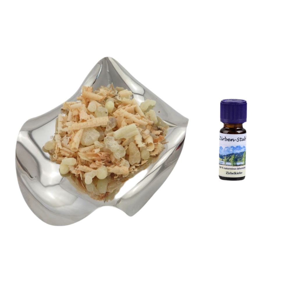 Duftöl & Räucher-Set Zirben Stub’n & Al-Hojari Weihrauch – Reinigt, entspannt & fördert erholsamen Schlaf