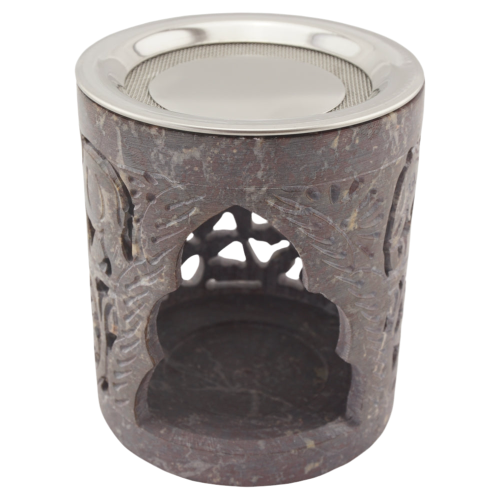 Räucherstövchen “Hati” aus Speckstein – Indische Handwerkskunst mit Elefantenmotiv