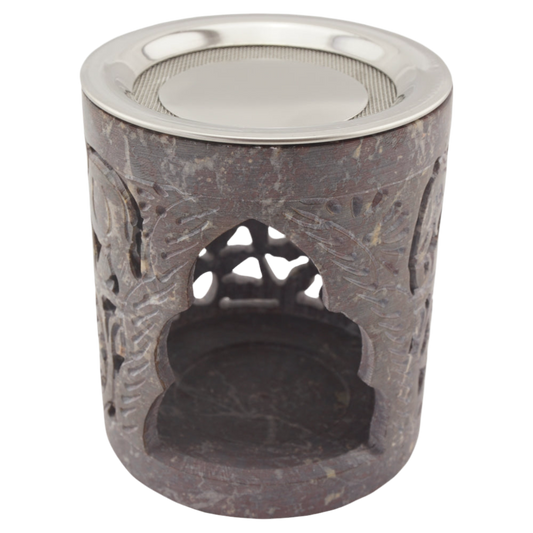 Räucherstövchen “Hati” aus Speckstein – Indische Handwerkskunst mit Elefantenmotiv