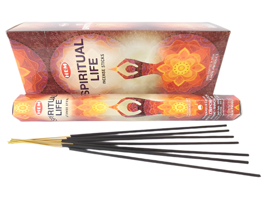 HEM Spiritual Life Räucherstäbchen – 100 % naturreiner Ritual-Duft für Gebet & Meditation