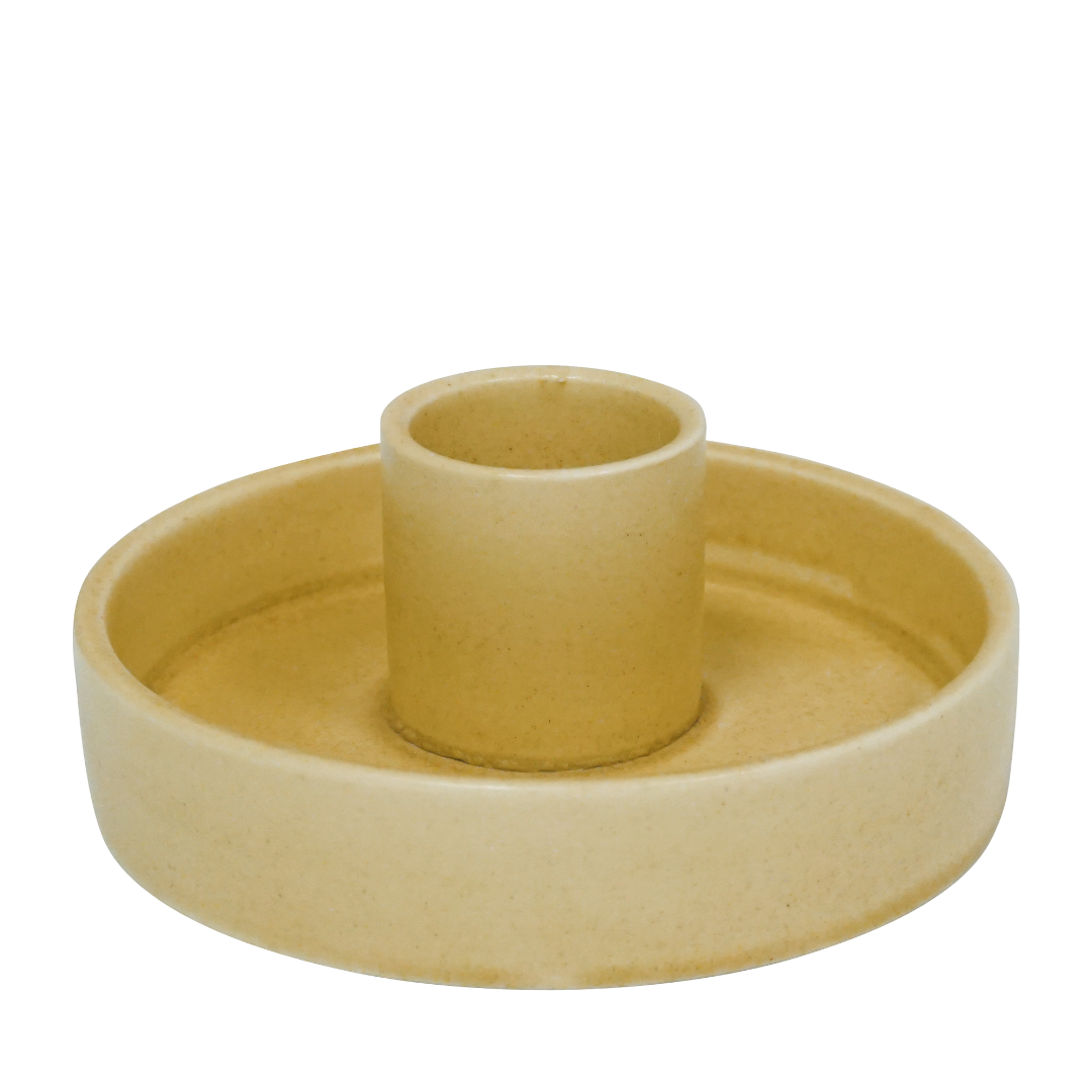 Palo Santo Set – Räucherholz & Halter MADEIRA (yellow) aus Keramik – Perfekt für Rituale, Meditation & entspannte Räuchermomente