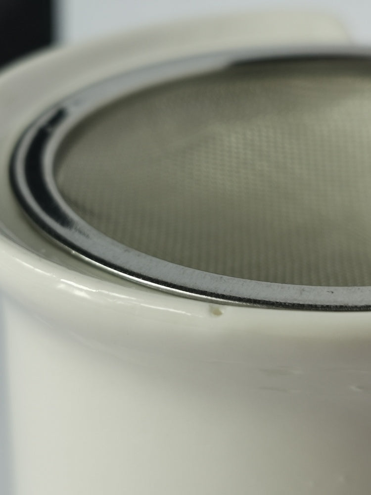 Räucherstövchen Keramik “Sternenblume” mit Metallsieb und Metallscheibe – H 11cm - 2. Wahl