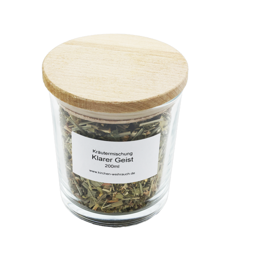 Kräutermischung Klarer Geist – Räucherwerk für Konzentration & Meditation – mit Weihrauch Oman Al-Hojari