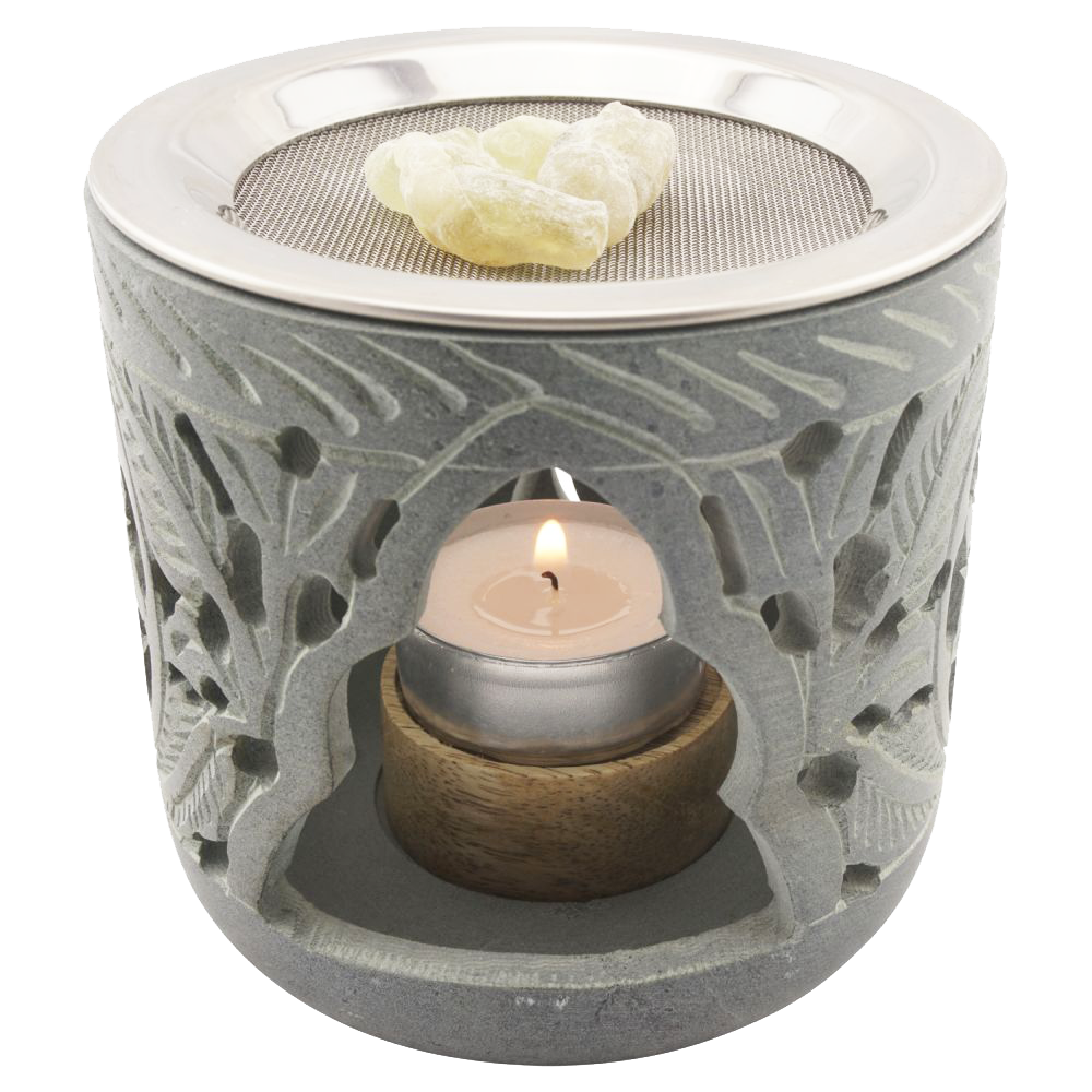 Podest für Räucherstövchen – Temperaturregulierung für Teelichter – Aus Mangoholz, Ø 44 mm, Höhe 18,5 mm