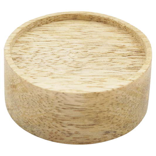 Podest für Räucherstövchen – Temperaturregulierung für Teelichter – Aus Mangoholz, Ø 44 mm, Höhe 18,5 mm