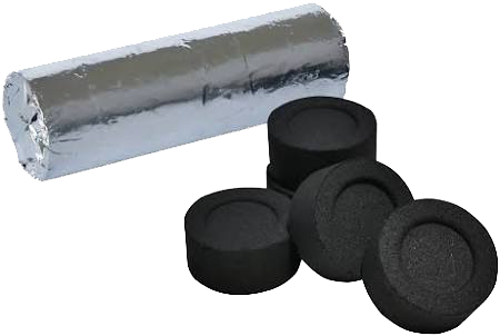 Spezial-Räucherkohle 30 mm – Premium Schnellzünder für Weihrauch & Räucherwerk – 10 Stück pro Rolle