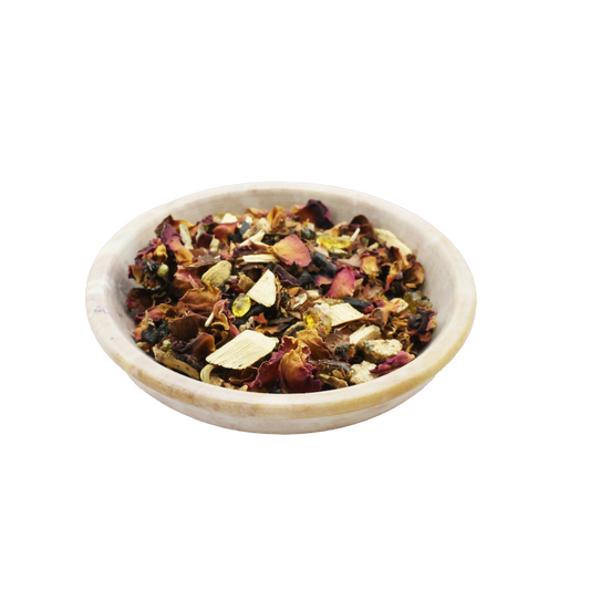 Kräutermischung Zauber des Orients – Verführerischer, süßlich-würziger Duft – Sinnliche Momente genießen – Räucherwerk