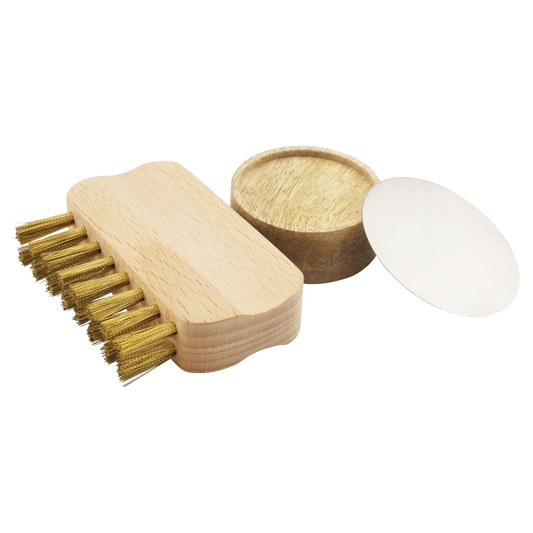 Zubehörset für Räucherstövchen – Podest für Teelicht, Metallscheibe & Messingbürste – Temperaturanpassung & Reinigung