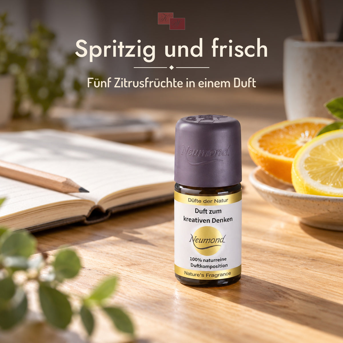 Duft zum kreativen Denken von Neumond – Stimmungsbild „Spritzig und frisch“