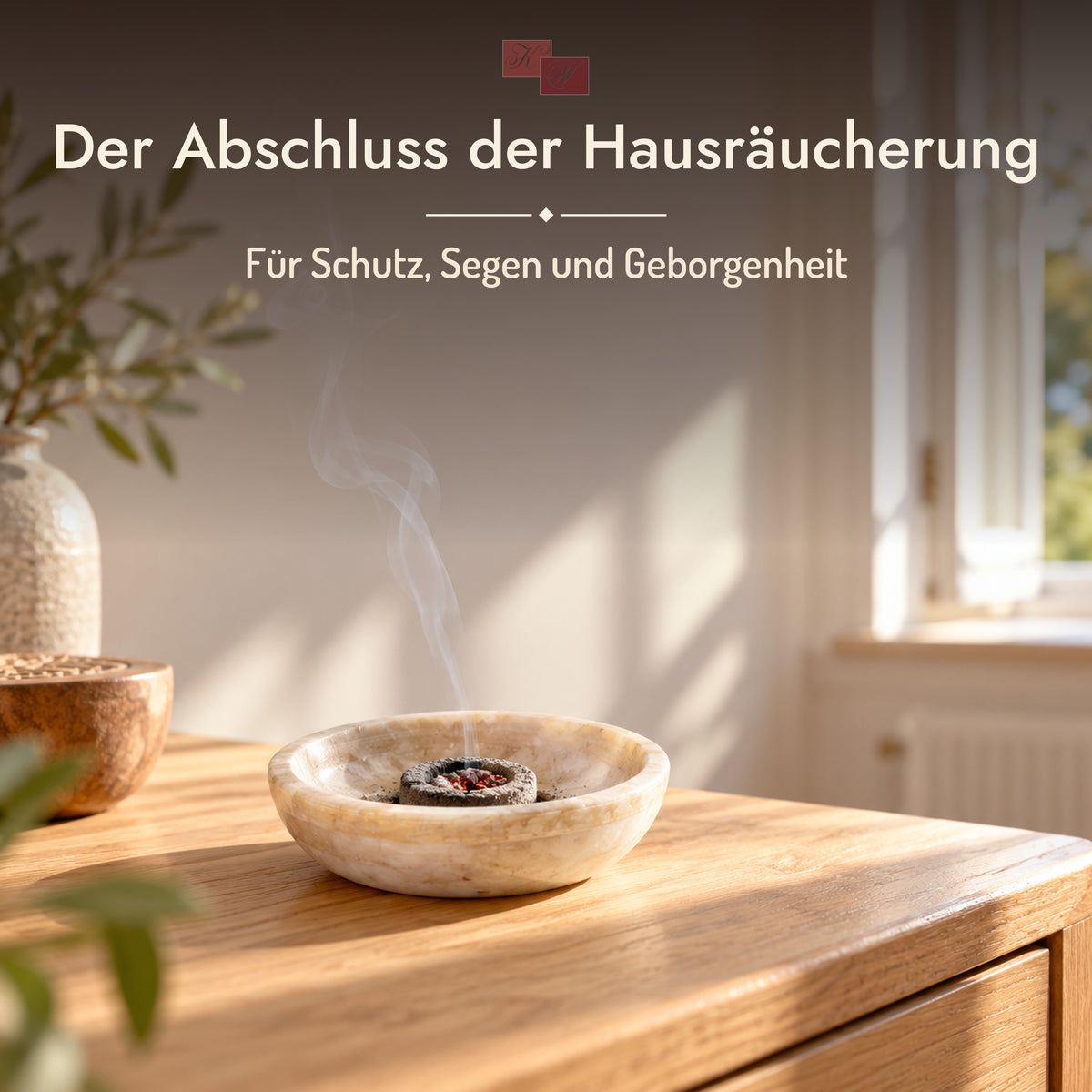 Duftöl- und Räucherset Engelslicht – Der Abschluss der Hausräucherung