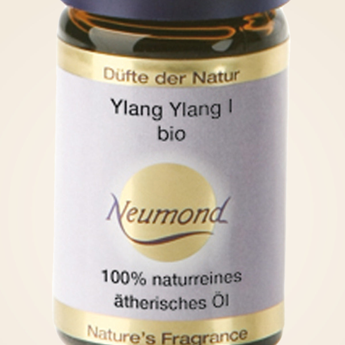 Ylang Ylang I von Neumond – Nahaufnahme des Etiketts