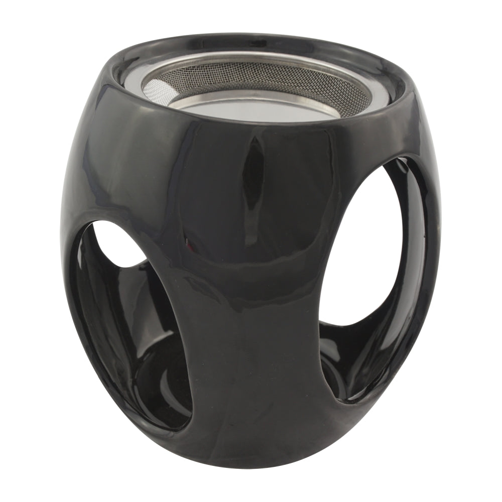 Räucherstövchen Keramik "Maris" mit Metallsieb und Metallscheibe - 2. Wahl – H 11,5cm