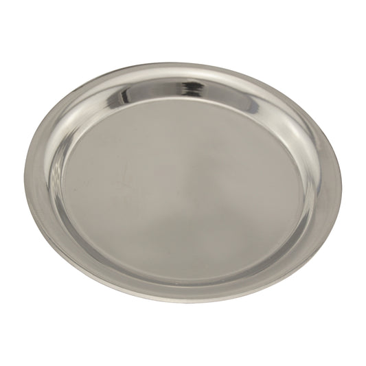 Untersetzer/Metallschale – Edelstahl vertieft – D 8 cm