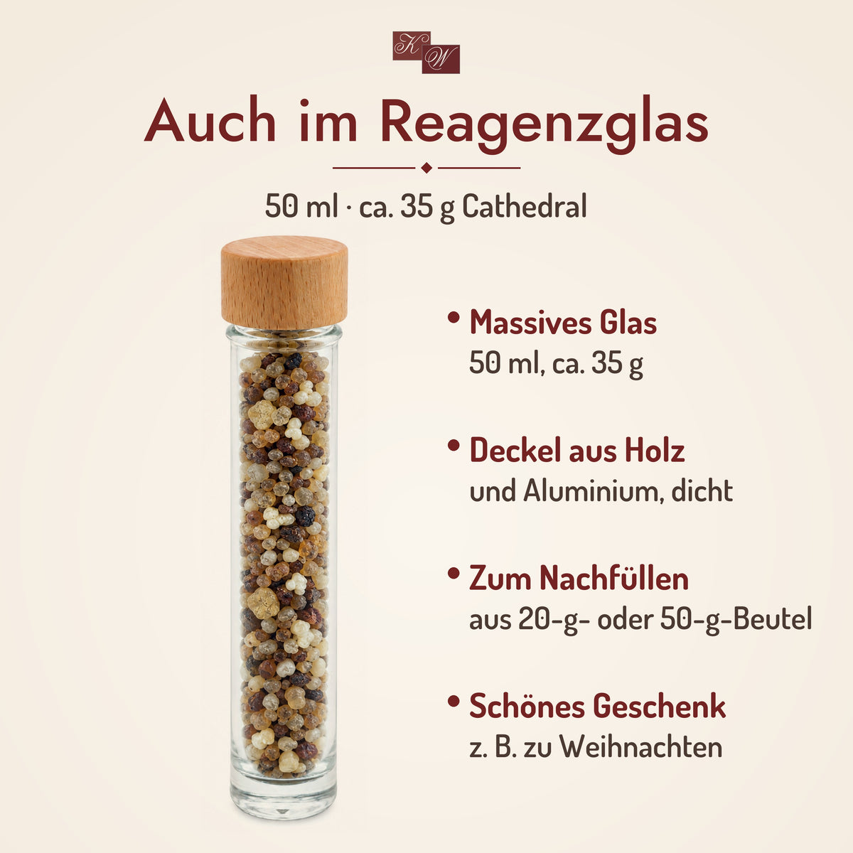 Kloster-Weihrauch Cathedral im Reagenzglas 50 ml