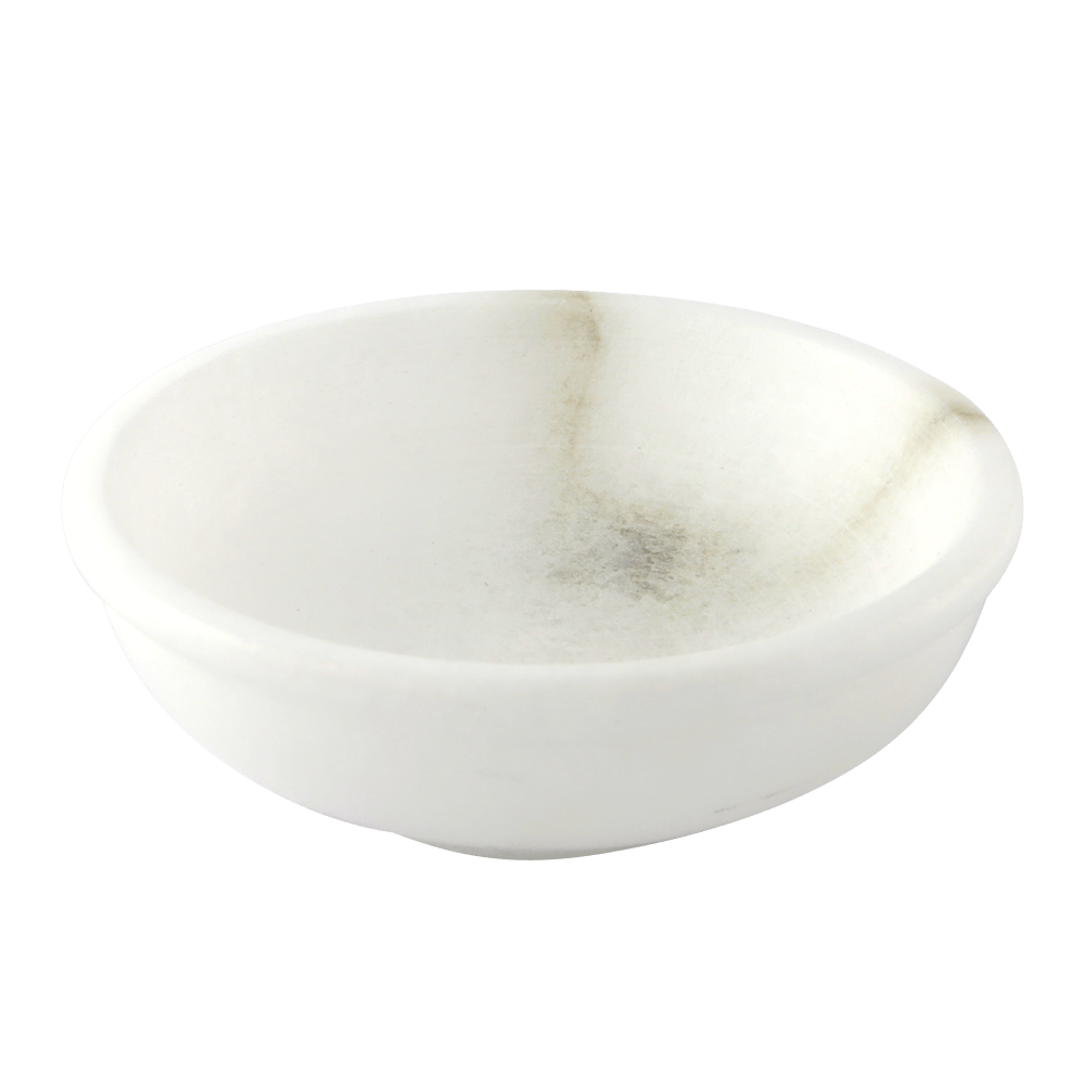 Räucherschale aus weißem Speckstein – Naturbelassen & handgefertigt für kraftvolle Räucherrituale mit Kohle, Weihrauch & Kräutern