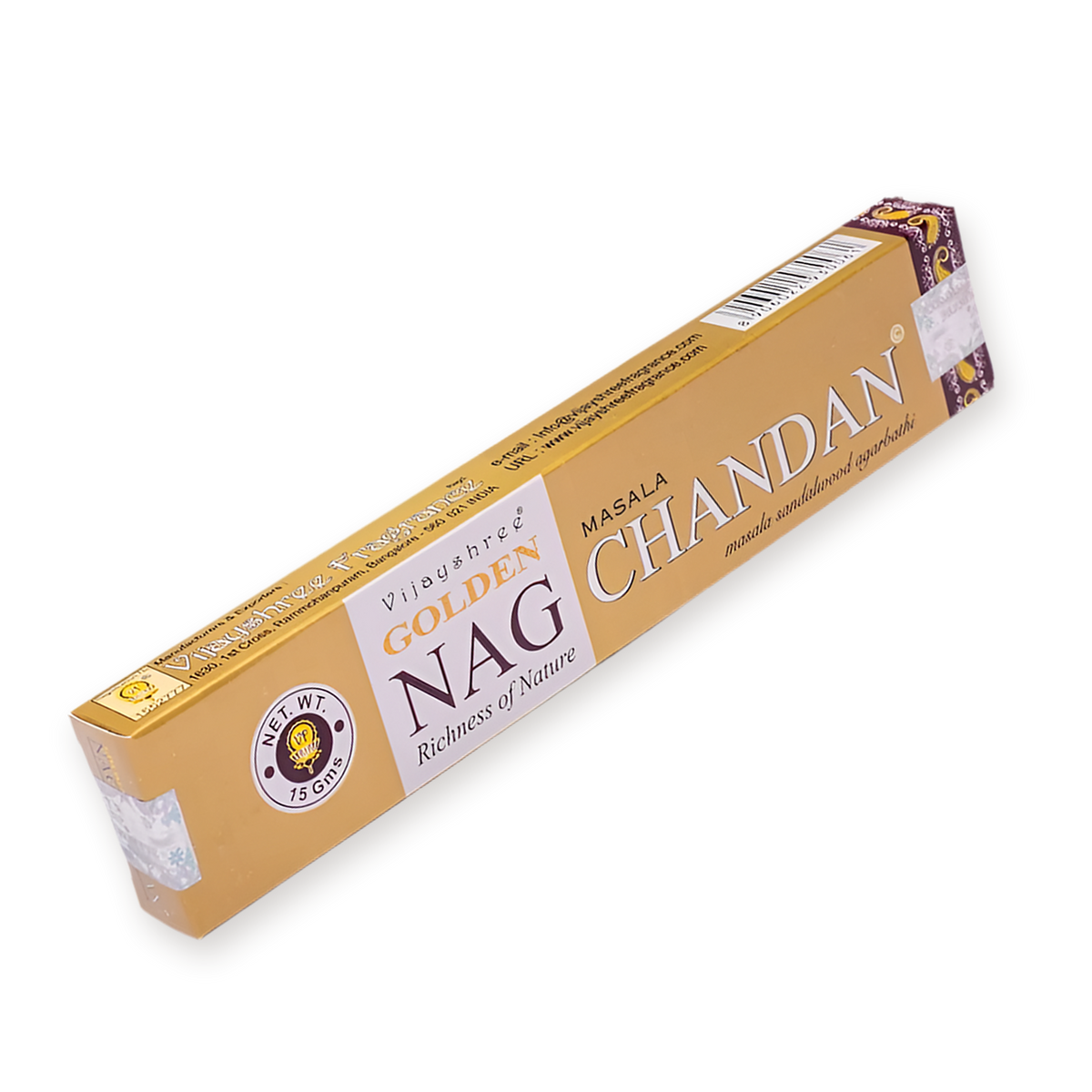 Golden Nag Chandan Räucherstäbchen – Einzelpackung