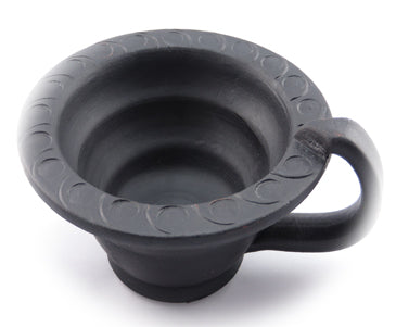 Geschenkset Tonschale  mit  je 20 g Weihrauch Athos Rosen und Reiner Weihrauch, Räuchersand, Räucherkohle 30mm und Räucherzange