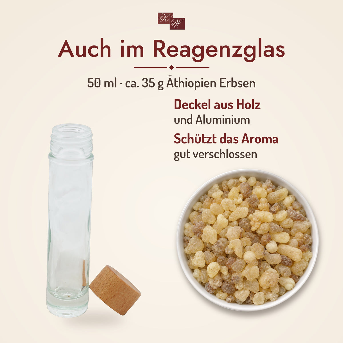 Weihrauch Äthiopien Erbsen – auch im Reagenzglas 50 ml