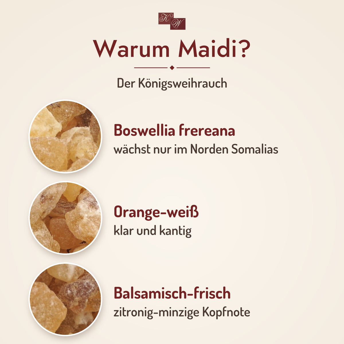 Weihrauch Maidi – warum diese Sorte