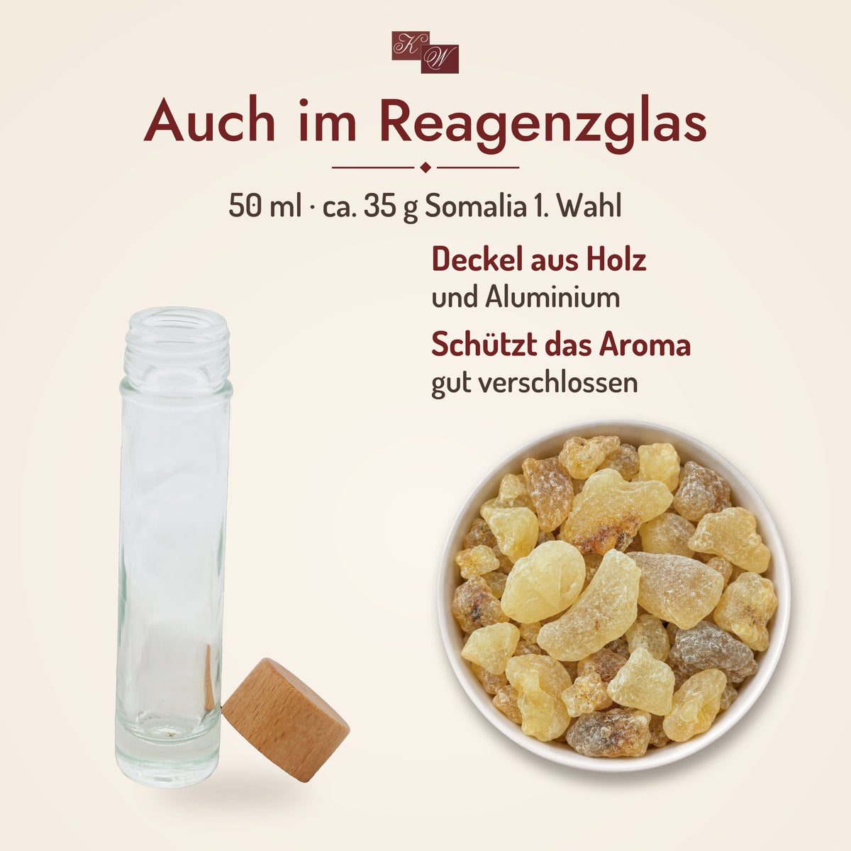Weihrauch Somalia 1. Wahl – auch im Reagenzglas 50 ml