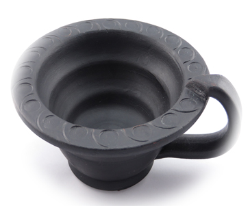 Tonschale schwarz