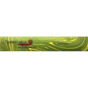 Auroshikha Lemongras Räucherstäbchen – 100 % naturreiner Zitronen-Duft für eine erfrischende und klärende Atmosphäre (10g)