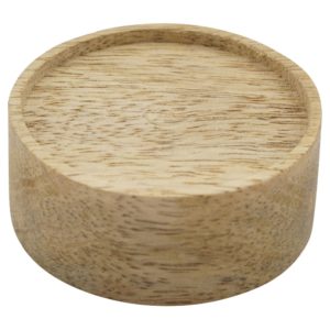 Podest für Räucherstövchen – Temperaturregulierung für Teelichter – Aus Mangoholz, Ø 44 mm, Höhe 18,5 mm
