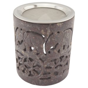 Räucherstövchen “Hati” aus Speckstein – Indische Handwerkskunst mit Elefantenmotiv – Bild 3