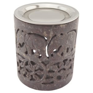 Räucherstövchen “Hati” aus Speckstein – Indische Handwerkskunst mit Elefantenmotiv