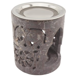 Räucherstövchen “Hati” aus Speckstein – Indische Handwerkskunst mit Elefantenmotiv – Bild 4