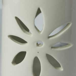 Räucherstövchen Keramik “Sternenblume” mit Metallsieb und Metallscheibe – H 11cm - 2. Wahl – Bild 7