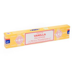 Satya Vanille Räucherstäbchen – 100 % naturreiner Vanille-Duft für Entspannung & Wohlbefinden