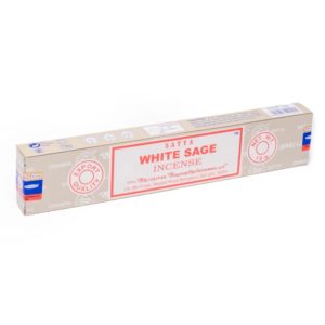 Satya Weißer Salbei Räucherstäbchen – 100 % naturreiner Salbei-Duft für Reinigung & Raumklima