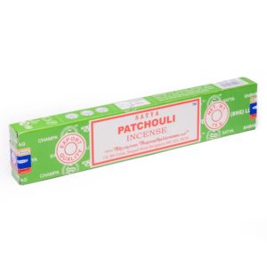 Satya Patchouli Räucherstäbchen – 100 % naturreiner Patchouli-Duft für Erdung & Ausgeglichenheit