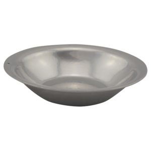 Verdampferschale Ø 7 cm – Zubehör für Räucherstövchen – Eisen, silber lackiert – für ätherische Öle & sanftes Verdampfen